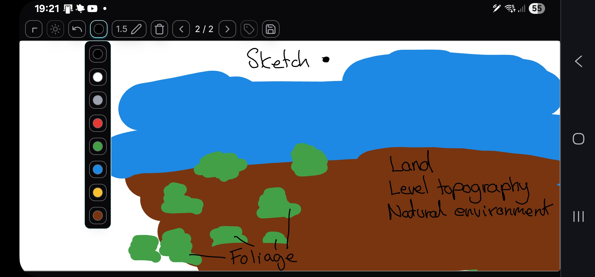 Canvas Colour